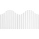 Bordette Decorative Border - White - 2.25" x 50' - 1 Roll/Pkg
