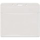 Advantus PVC-Free Horizontal Badge Holder - Support 4" x 3" Media - Horizontal - Polypropylene - 50 / Pack - Clear