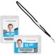Advantus Antimicrobial ID & Security Pack - Horizontal/Vertical - 1 / Pack - Multicolor