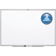 Quartet Classic Whiteboard - 96" (8 ft) Width x 48" (4 ft) Height - White Melamine Surface - Silver Aluminum Frame - Horizontal/