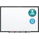 Quartet Classic Magnetic Whiteboard - 48" (4 ft) Width x 36" (3 ft) Height - White Painted Steel Surface - Black Aluminum Frame 