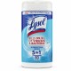 Lysol Disinfecting Wipes - For Multipurpose, Multi Surface - Crisp Linen Scent - 7" Length x 7.25" Width - 80 / Canister - 1 Eac