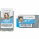 Advantus RFID Blocking Badge Holder - Support 3.38" x 2.13" Media - Vertical, Horizontal - Vinyl - 20 / Pack - Clear - Removable