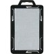Advantus RFID Blocking Badge Holder - Support 2.13" x 3.38" Media - Vertical - Plastic - 20 / Pack - Black/Clear