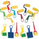 Creativity Street Creativity Street Foam Rollers & Brush Pack - Student, Painting, Classroom - 14 Piece(s) - 5.50"Height x 2.75"