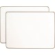 Pacon Magnetic Whiteboard - 12" (1 ft) Width x 9" (0.8 ft) Height - White Melamine Surface - Magnetic - 2 / Pack