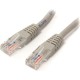 StarTech.com 35 ft Gray Molded Cat5e UTP Patch Cable - Make Fast Ethernet network connections using this high quality Cat5e Cabl