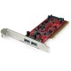 StarTech.com 2 Port PCI SuperSpeed USB 3.0 Adapter Card with SATA Power - 5Gbps - Add 2 SuperSpeed USB 3.0 ports to a computer t