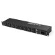 StarTech.com 1U 19" 8 Port Rack Mount PDU, IEC C13 Socket Rackmount Power Supply/ Strip, Horizontal Server Rack PDU 16A 240V - H