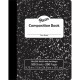 Pacon Composition Book - 100 Sheets - 200 Pages - College Ruled - 0.28" Ruled - 9.75" x 7.5" x 0.1" - White Paper - Black Marble