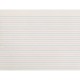 Zaner-Bloser Dotted Midline Newsprint Paper - 500 Sheets - 0.50" Ruled - Unruled Margin - 10 1/2" x 8" - White Paper - 500 / Pac