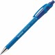 Paper Mate Flexgrip Ultra Retractable Pens - Medium Pen Point - Refillable - Retractable - Blue - Rubber Barrel - 12 / Box