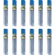 Pentel Super Hi-Polymer Leads - 0.7 mmMedium Point - 2H - Black - 144 / Box