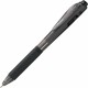 Pentel WOW! Retractable Ballpoint Pens - Medium Pen Point - 1 mm Pen Point Size - Retractable - Black - Black Barrel - 12 / Doze