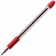Pentel R.S.V.P. Ballpoint Stick Pens - Fine Pen Point - 0.7 mm Pen Point Size - Refillable - Red - Clear Barrel - 12 / Box