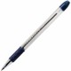 Pentel R.S.V.P. Ballpoint Stick Pens - Fine Pen Point - 0.7 mm Pen Point Size - Refillable - Blue - Clear Barrel - 12 / Box