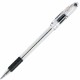 Pentel R.S.V.P. Ballpoint Stick Pens - Medium Pen Point - 1 mm Pen Point Size - Refillable - Black - Clear Barrel - 12 / Box