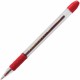 Pentel R.S.V.P. Ballpoint Stick Pens - Medium Pen Point - 1 mm Pen Point Size - Refillable - Red - Clear Barrel - 12 / Box