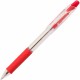Pentel Recycled Retractable R.S.V.P. Pens - Medium Pen Point - 1 mm Pen Point Size - Refillable - Retractable - Red - Clear Barr
