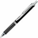 EnerGel Energel Alloy Retractable Gel Pen - Medium Pen Point - 0.7 mm Pen Point Size - Refillable - Retractable - Black Gel-base