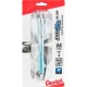 EnerGel EnerGel Alloy Gel Pen - Medium Pen Point - 0.7 mm Pen Point Size - Refillable - Retractable - Black Gel-based Ink - Alum