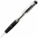 Pentel .5mm Twist Erase Click Mechanical Pencil - 2 Lead - 0.5 mm Lead Diameter - Refillable - Transparent, Black Barrel - 1 Eac