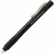 Pentel Rubber Grip Clic Eraser - Black - Black - Pen - Refillable - 1 Each - Retractable, Latex-free Grip, Ghost Resistant, Pock