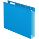 Pendaflex Letter Recycled Hanging Folder - 2" Folder Capacity - 8 1/2" x 11" - Folder - Pressboard - Blue - 10% Recycled - 25 / 