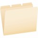 Pendaflex Ready-Tab 1/3 Tab Cut Letter Recycled Top Tab File Folder - 8 1/2" x 11" - Top Tab Location - Assorted Position Tab Po