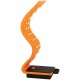 Baumgartens Silicone LED Flashlight - 30 x LEDAAA - Battery - Silicone - Water Resistant - Orange, Black - 1 Each