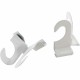 Baumgartens Suspended Ceiling Hooks - 30 lb (13.61 kg) Capacity - 2" Size - for Plant - White - 2 / Pack