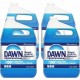 Dawn Manual Pot/Pan Detergent - For Pot, Pan - 128 fl oz (4 quart) - Original Scent - 4 / Carton - Blue