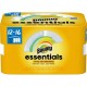 Bounty Essentials Select-A-Size Paper Towels - 12 Big Rolls  16 Regular - 2 Ply - 83 Sheets/Roll - White - 12 / Carton