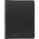 ACCO Presstex Letter Recycled Report Cover - 3" Folder Capacity - 8 1/2" x 11" - Black - 30% Recycled - 1 Each