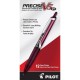 PRECISE Rollingball 0.5mm Retractable Pen - Extra Fine Pen Point - 0.5 mm Pen Point Size - Refillable - Retractable - Red Liquid