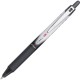 VBall RT Retractable Rolling Ball Pens - Extra Fine Pen Point - 0.5 mm Pen Point Size - Refillable - Retractable - Black - Black