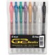 Pilot G2 Metallics .7mm Point Ink Pens - Fine Pen Point - 0.7 mm Pen Point Size - Retractable - Pink, Blue, Green, Purple Pigmen