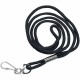 SICURIX Standard Rope Lanyard - 12 / Pack - 36" Length - Black - Nylon