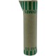 PAP-R Tubular Coin Wrappers - Total $5.0 in 50 Coins of 10¢ Denomination - Heavy Duty, Burst Resistant - Kraft - Green - 1000 / 