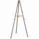 Quartet Steel Tripod Display Easel - 72" Height x 1" Width x 4" Depth - Floor - Steel - Bronze