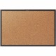Quartet Classic Series Bulletin Board - 24" Height x 36" Width - Brown Natural Cork Surface - Self-healing, Durable, Sturdy - Bl