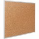 Quartet Classic Series Bulletin Board - 48" Height x 96" Width - Brown Natural Cork Surface - Heavy-gauge, Self-healing, Heavy D