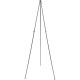 Quartet Instant Easel - 5 lb Load Capacity - 63" Height - Steel - Black