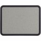 Quartet Contour Bulletin Board - 36" Height x 48" Width - Faux Granite Surface - Self-healing, Durable - Black Frame - 1 Each