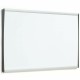 Quartet Arc Cubicle Magnetic Whiteboard - 14" (1.2 ft) Width x 11" (0.9 ft) Height - White Painted Steel Surface - Silver Alumin