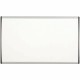 Quartet Arc Cubicle Magnetic Whiteboard - 24" (2 ft) Width x 14" (1.2 ft) Height - White Painted Steel Surface - Silver Aluminum