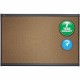 Quartet Prestige Bulletin Board - 48" Height x 72" Width - Brown Cork Surface - Self-healing, Durable - Graphite Frame - 1 Each
