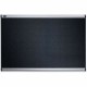 Quartet Prestige Embossed Bulletin Board - 24" Height x 36" Width - Black Foam Surface - Self-healing - Silver Aluminum Frame - 