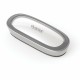 Quartet Dry-Erase Board Eraser - 2.38" Width x 6" Length - Used as Stain Remover, Dust Remover - Dustless, Magnetic - Silver - F
