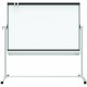 Quartet Magnetic Mobile Presentation Easel - 48" (4 ft) Width x 36" (3 ft) Height - White Painted Steel Surface - Graphite Frame